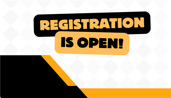 Registration is Open graphic